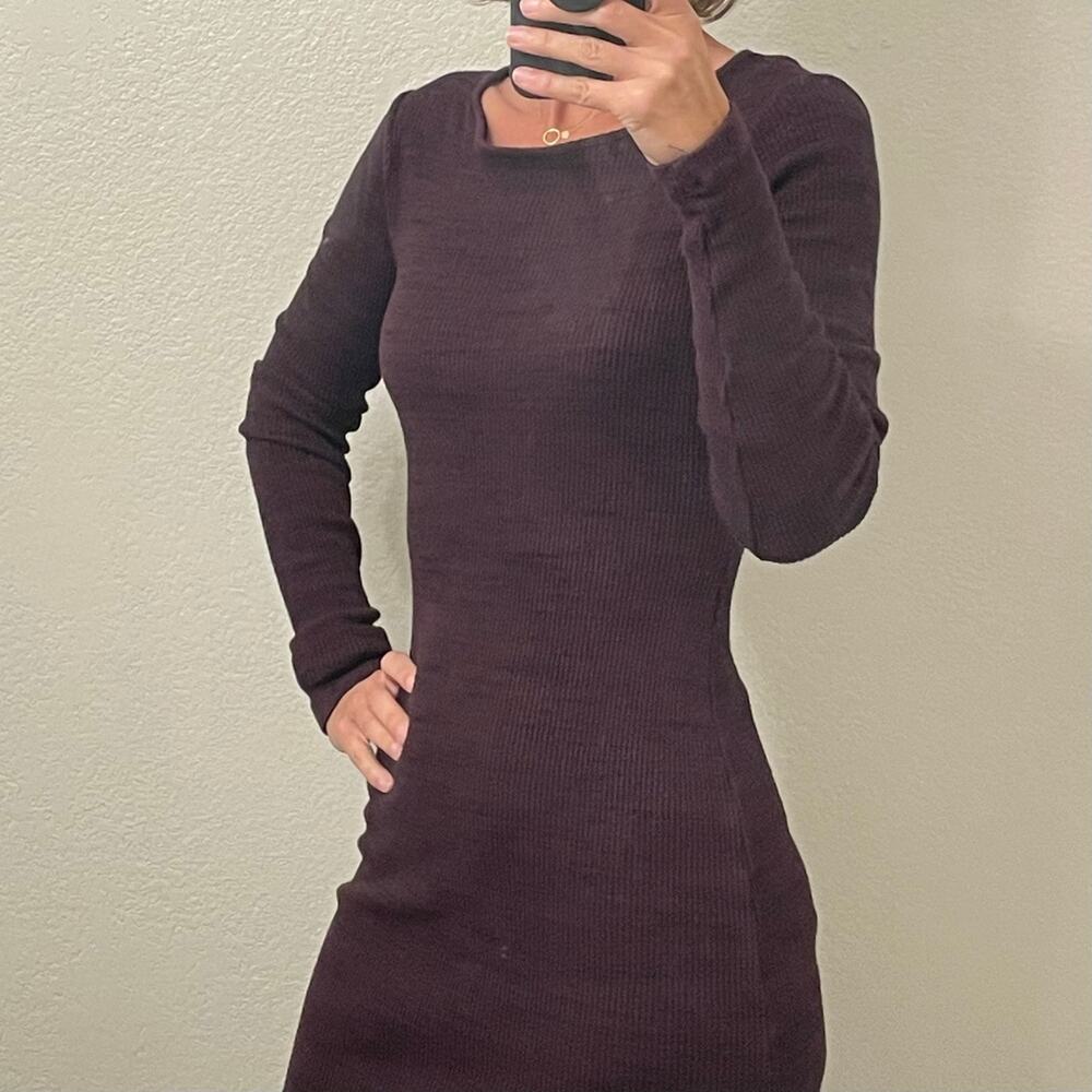 Three Dots Maroon Sweater Dress Women’s Size XS